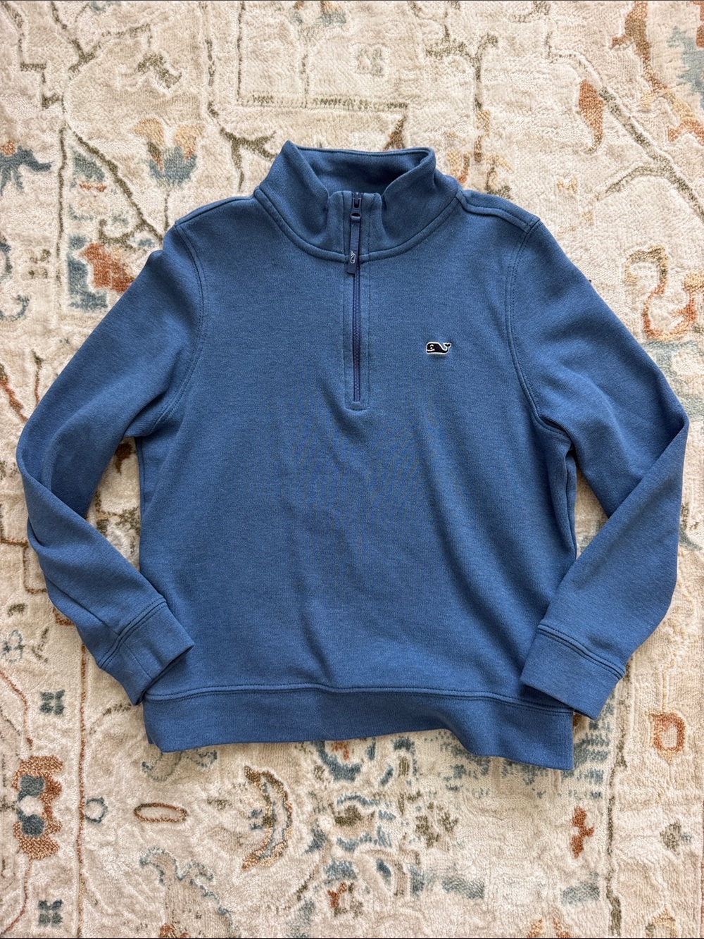 Vineyard Vines Blue Half-Zip Pullover Sweater kids size 7